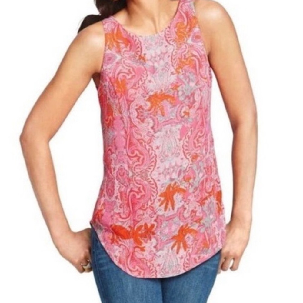 CAbi Paisley Tank Blouse
